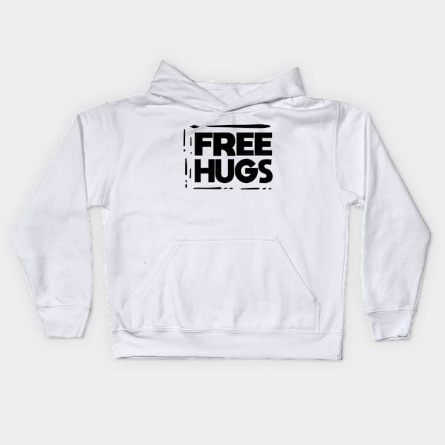 Free Hugs Kids Hoodie by potch94